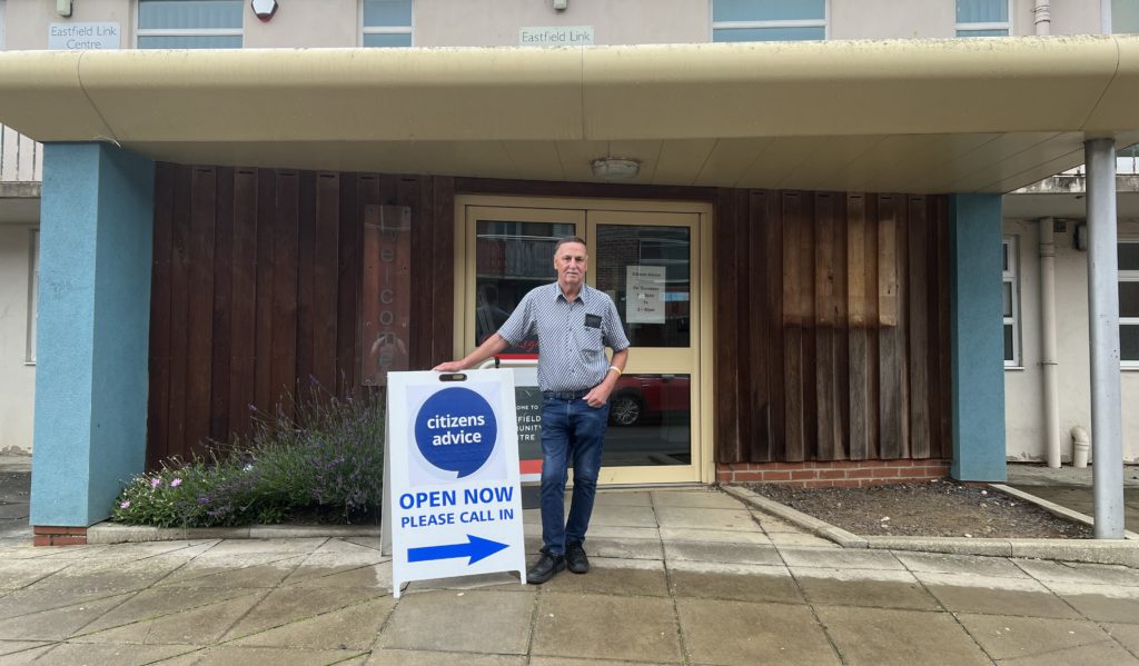 Eastfield outreach exterior + Maurice